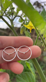 Load and play video in Gallery viewer, OOAK ilena silver earrings #9 (ready to ship)
