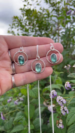 Video laden en afspelen in Gallery-weergave, OOAK Mae pendant in silver #12 • Kyanite  (Ready to ship)
