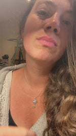 Load and play video in Gallery viewer, OOAK Osmose pendant #50 • Kyanite (ready to ship)
