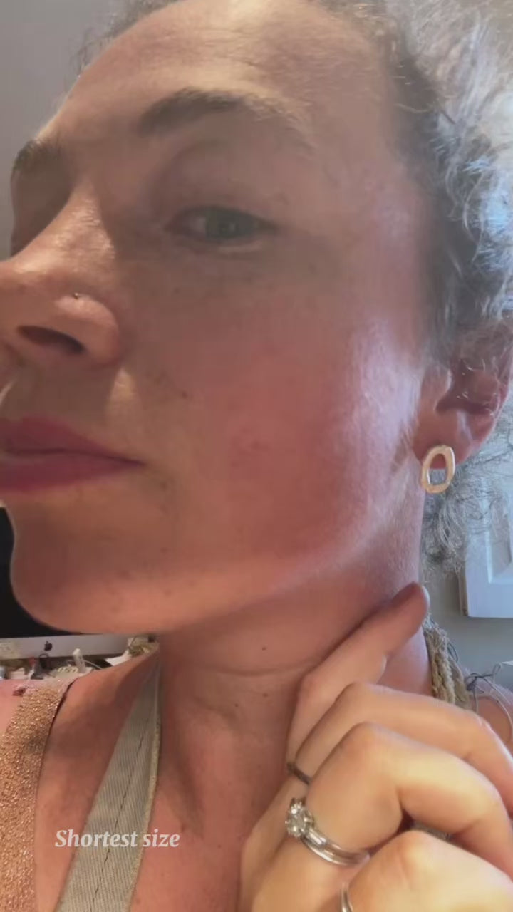 OOAK Silver Tera earrings #5 (ready to ship)