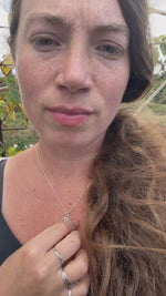 Load and play video in Gallery viewer, OOAK Osmose pendant #57 ~ with captured plant • Rutilatez Quartz &amp; Labradorite (ready to ship)
