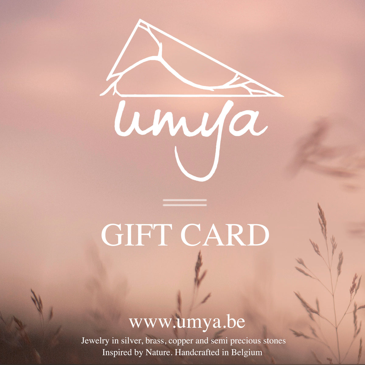 Umya ~ Cadeaubon