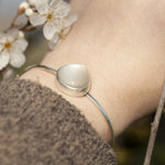 Cargar imagen en el visor de la galería, Unique Moonstone Silver Bracelet (ready to ship)
