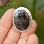 Charger l&#39;image dans la galerie, OOAK • Size FR 55 ~ US 7 1/4 : Sena ring with blue-grey jasper (ready-to-ship)
