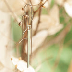 Load image into Gallery viewer, Long silver earrings    (made to order)
