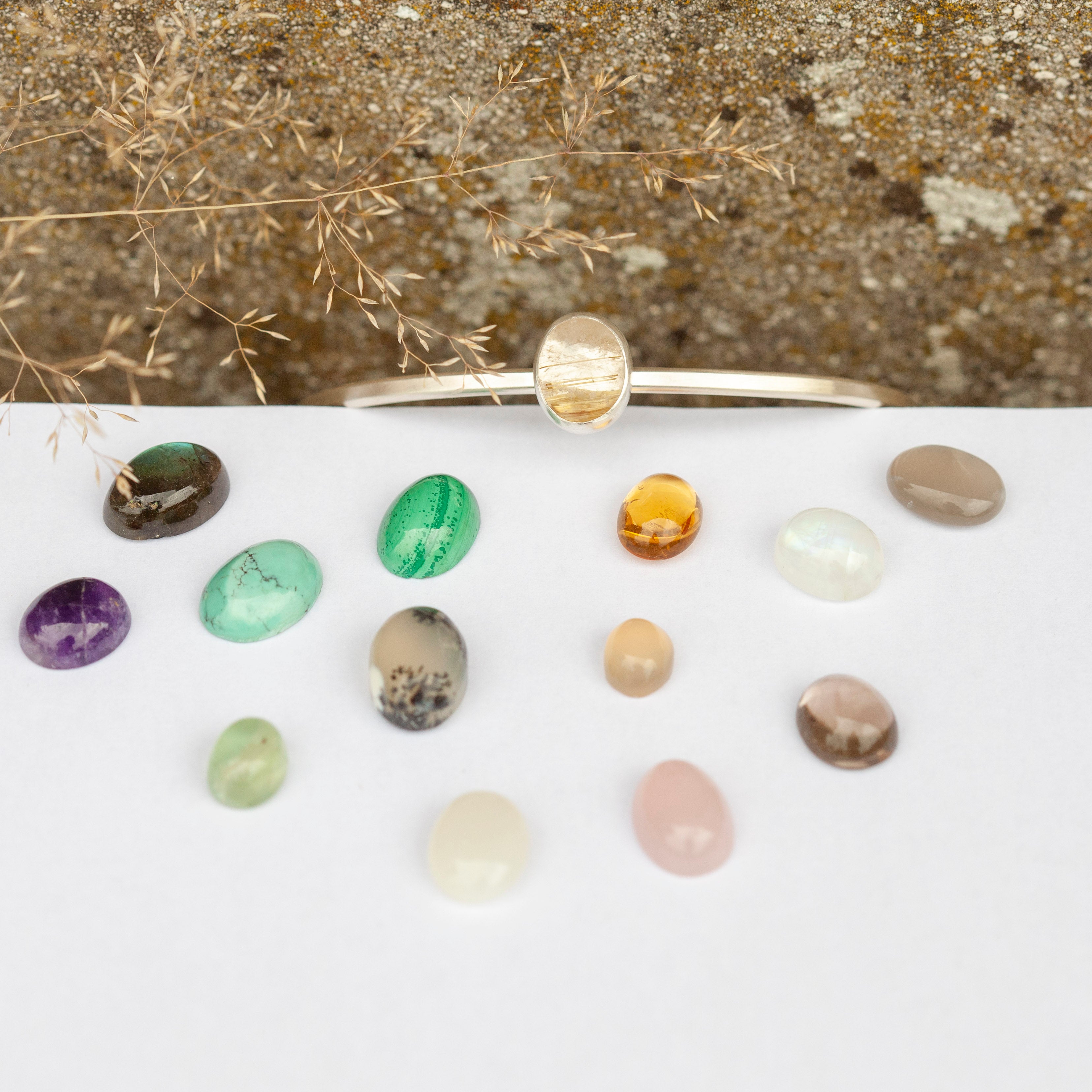 Choose Your Stone : Alba bracelet   (ready to ship)