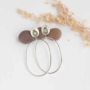 Choose Your Stone : Selaya earrings   (made to order)