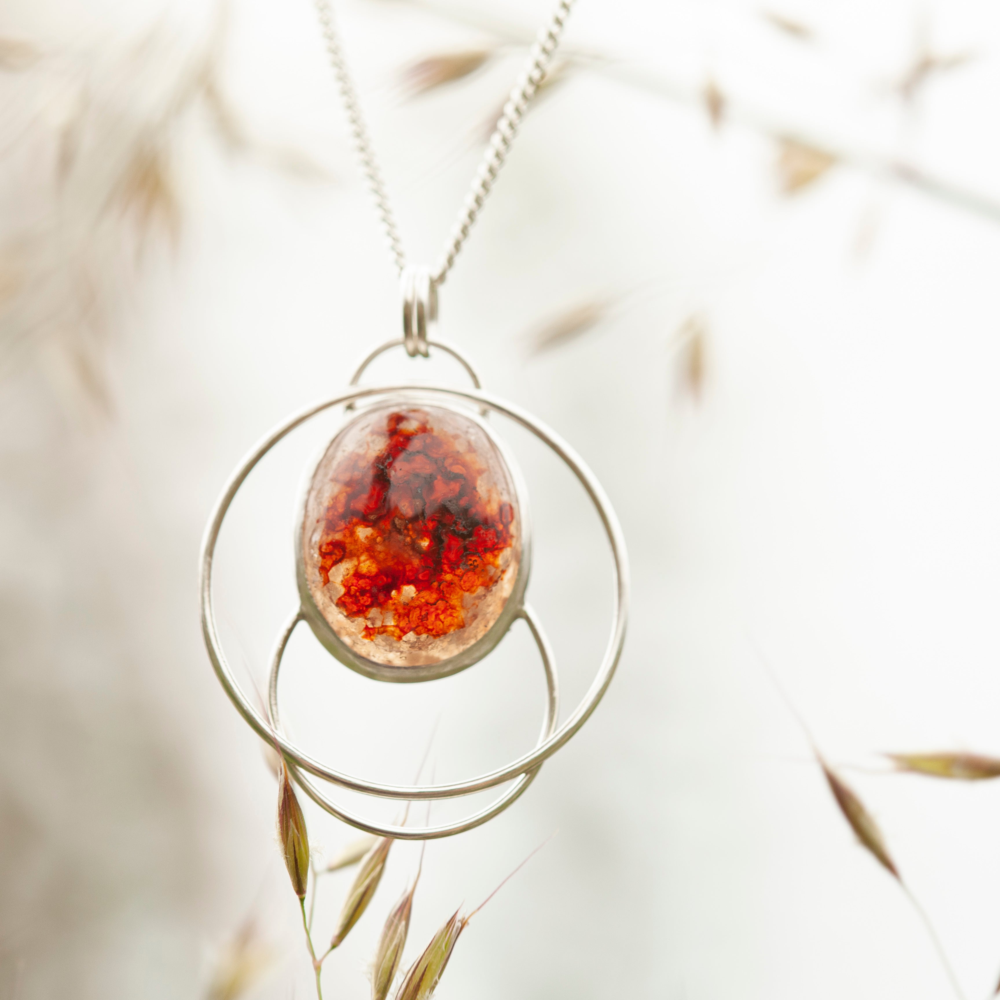 Choose Your Stone : Kuora Pendant   (made to order)