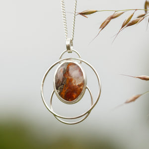 Choose Your Stone : Kuora Pendant   (made to order)