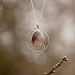 Lade das Bild in den Galerie-Viewer, Kuora Pendant with crazy lace agate   (ready to ship)
