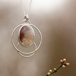 Load image into Gallery viewer, Kuora Pendant with crazy lace agate   (ready to ship)
