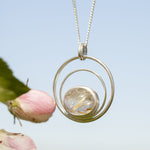 Charger l&#39;image dans la galerie, OOAK pendant with stone #8 • rutilated quartz   (ready to ship)
