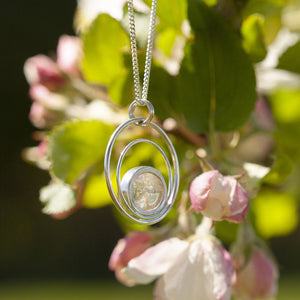 OOAK pendant with stone #8 • rutilated quartz   (ready to ship)