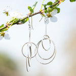 Charger l&#39;image dans la galerie, Cosmos earrings in silver     (made to order)
