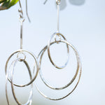 Charger l&#39;image dans la galerie, Cosmos earrings in silver     (made to order)
