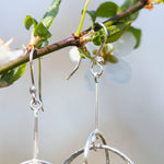 Afbeelding in Gallery-weergave laden, Cosmos earrings in silver     (made to order)
