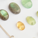 Load image into Gallery viewer, Choose Your Stone : Kuora Pendant   (made to order)
