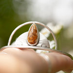 Lade das Bild in den Galerie-Viewer, OOAK silver cuff bracelet with fossil coral  (ready to ship)
