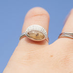 Cargar imagen en el visor de la galería, Choose Your Stone : Ajna ring   (made to order)
