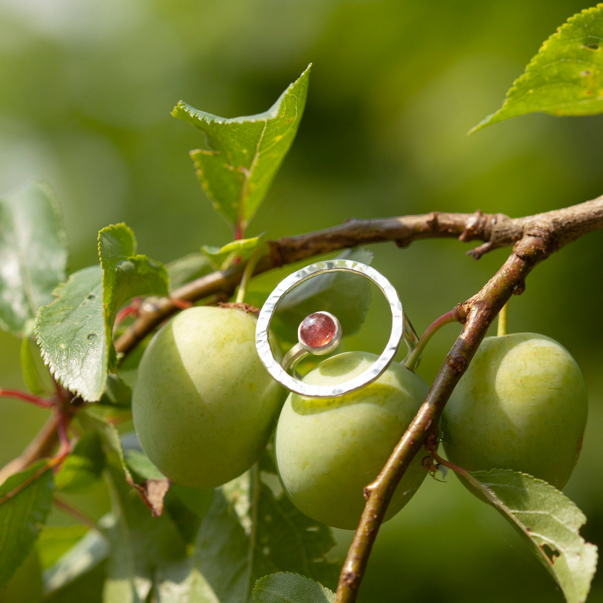 Lua ring uniek exemplaar #1 • toermalijn ~ Maat 50 ~ kan worden aangepast (klaar voor verzending)