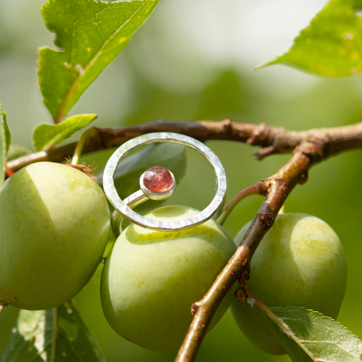 Lua ring uniek exemplaar #1 • toermalijn ~ Maat 50 ~ kan worden aangepast (klaar voor verzending)