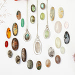 Afbeelding in Gallery-weergave laden, Choose Your Stone : Onda Pendant   (made to order)
