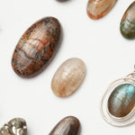 Load image into Gallery viewer, Choose Your Stone : Onda Pendant   (made to order)
