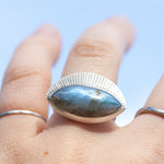 Charger l&#39;image dans la galerie, Choose Your Stone : Ajna ring   (made to order)
