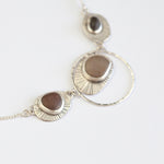 Lade das Bild in den Galerie-Viewer, OOAK intuition necklace with 3 pebbles (ready-to-ship)
