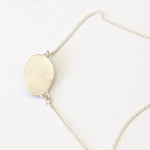 Cargar imagen en el visor de la galería, OOAK delicate intuition necklace with purple brown pebble (ready-to-ship)
