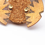 Cargar imagen en el visor de la galería, OOAK Aela ear jackets #7 • copper • ethnic patterns (ready-to-ship)
