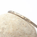 Cargar imagen en el visor de la galería, OOAK Ethnic bracelet in silver #5 • size 5,5cm (ready-to-ship)
