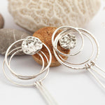 Charger l&#39;image dans la galerie, OOAK Echo earrings #33 ~ silver (ready-to-ship)
