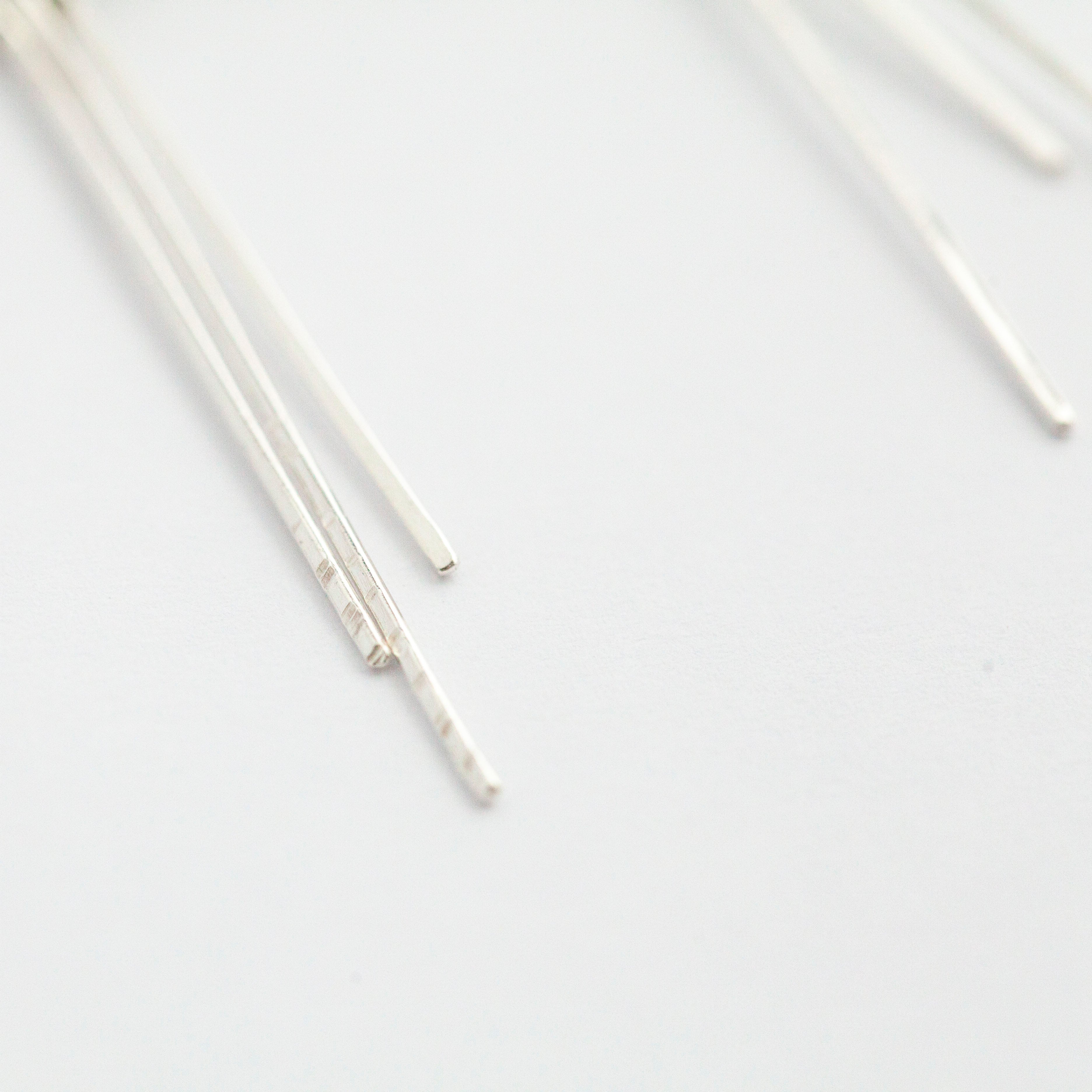 OOAK Echo earrings #33 ~ silver (ready-to-ship)