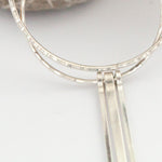 Cargar imagen en el visor de la galería, OOAK Echo earrings #39 ~ silver (ready-to-ship)
