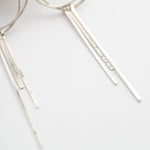 Cargar imagen en el visor de la galería, OOAK Echo earrings #39 ~ silver (ready-to-ship)
