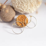 Charger l&#39;image dans la galerie, OOAK Gold &amp; silver earrings #4  (ready to ship)
