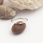 Afbeelding in Gallery-weergave laden, OOAK Gold &amp; silver ring #5 • size 53 (ready to ship)
