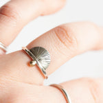 Charger l&#39;image dans la galerie, OOAK Gold &amp; silver ring #1 • size 55 (ready to ship)
