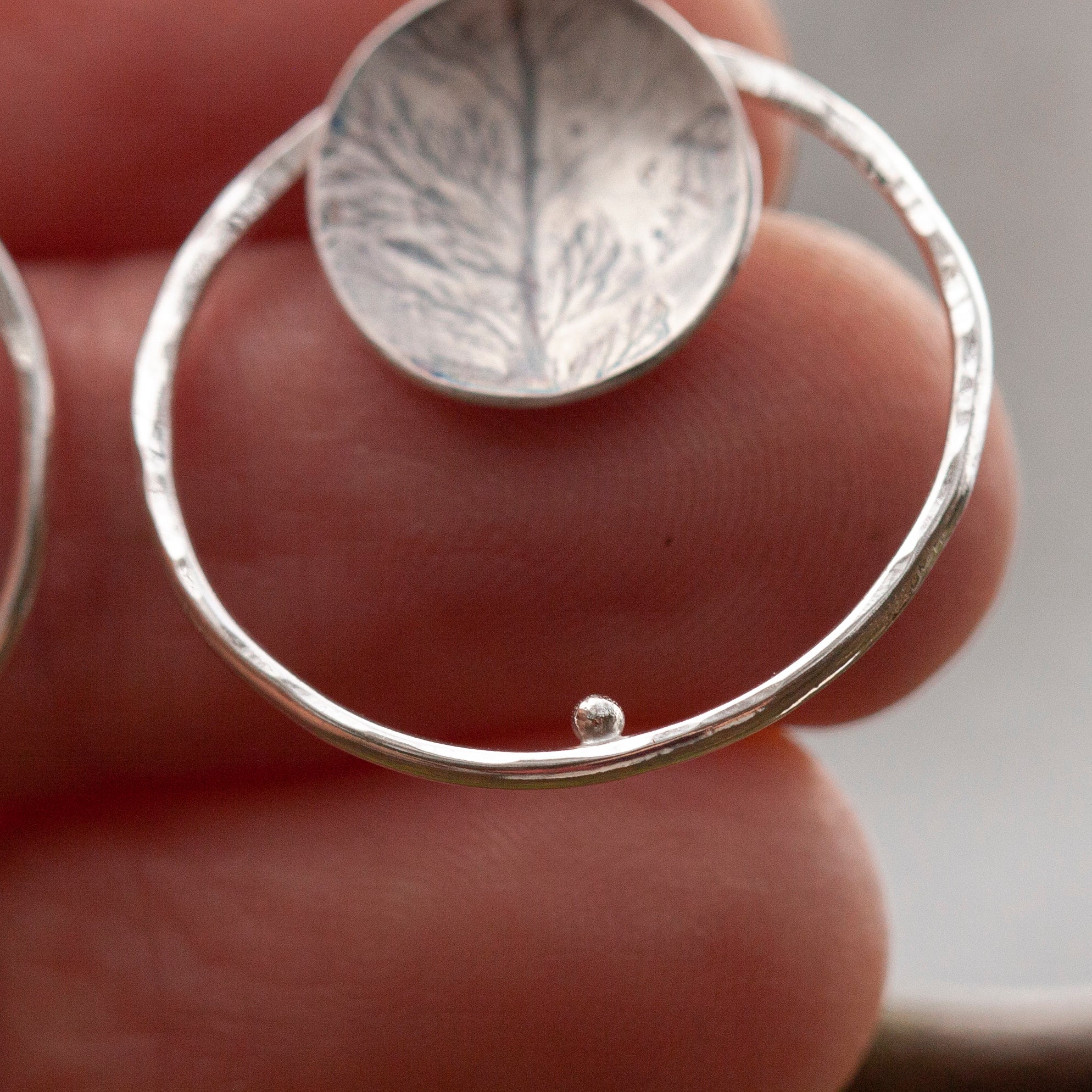 OOAK Elena earrings #4 ~ silver ~ unique (ready-to-ship)