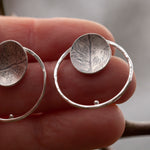Load image into Gallery viewer, OOAK Elena earrings #4 ~ silver ~ unique (ready-to-ship)
