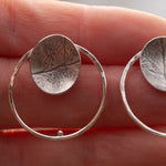 Cargar imagen en el visor de la galería, OOAK Elena earrings #4 ~ silver ~ unique (ready-to-ship)
