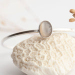 Load image into Gallery viewer, Alba bracelet with grey moonstone   (ready to ship)
