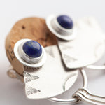 Load image into Gallery viewer, Elira earrings with lapis lazuli (ready to ship)
