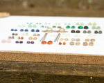 Lade das Bild in den Galerie-Viewer, Choose Your Stone : Elira earrings   (made to order)
