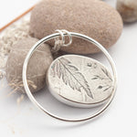 Cargar imagen en el visor de la galería, Mae pendant in silver with apache gold  (Ready to ship)
