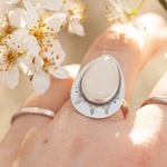 Lade das Bild in den Galerie-Viewer, Kaha ring with moonstone ~ size 52,5   (ready to ship)
