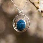 Afbeelding in Gallery-weergave laden, OOAK pendant with stone #1 • lapis lazuli   (ready to ship)
