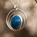 Load image into Gallery viewer, OOAK pendant with stone #1 • lapis lazuli   (ready to ship)
