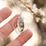 Cargar imagen en el visor de la galería, OOAK pendant with stone #2 • prehnite   (ready to ship)
